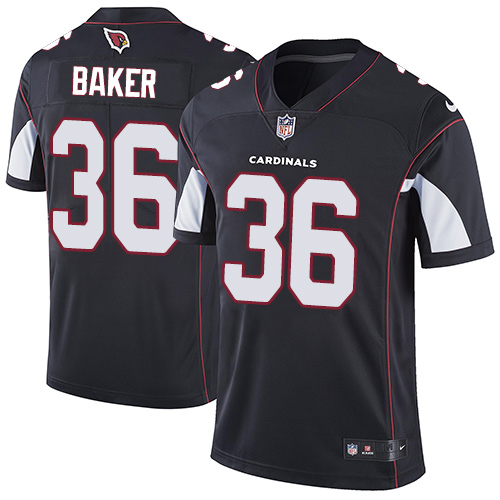 Nike Cardinals #36 Budda Baker Black Alternate Men's Stitched NFL Vapor Untouchable Limited Jersey